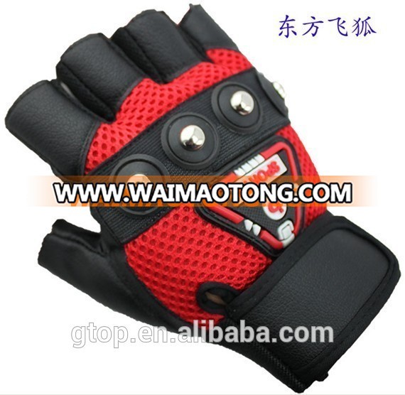 Fashion Wholesale Outdoor Cycling Bicycle Motorbike Half Finger Gloves Sports Gloves Breathable G-14