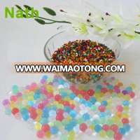 Wholesale plant decoration water gel beads round crystal soil magic water beads